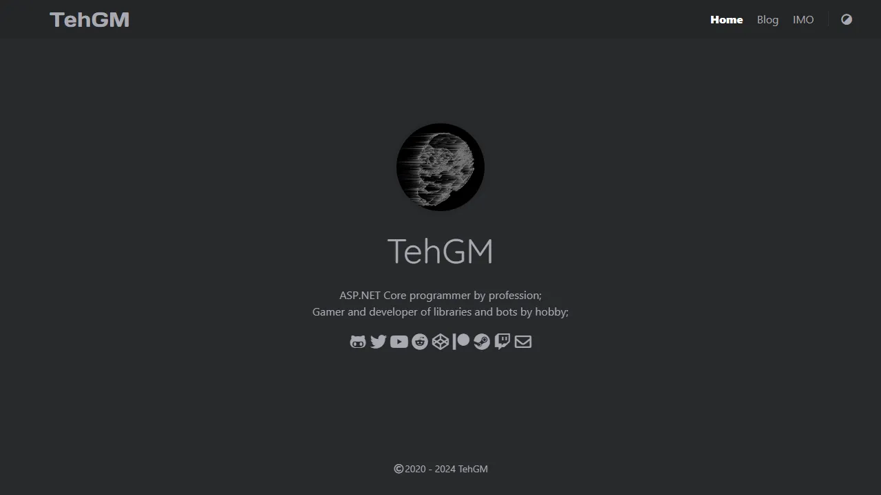 tehgm.net - URL Shortener With Expiring Links Online screenshot