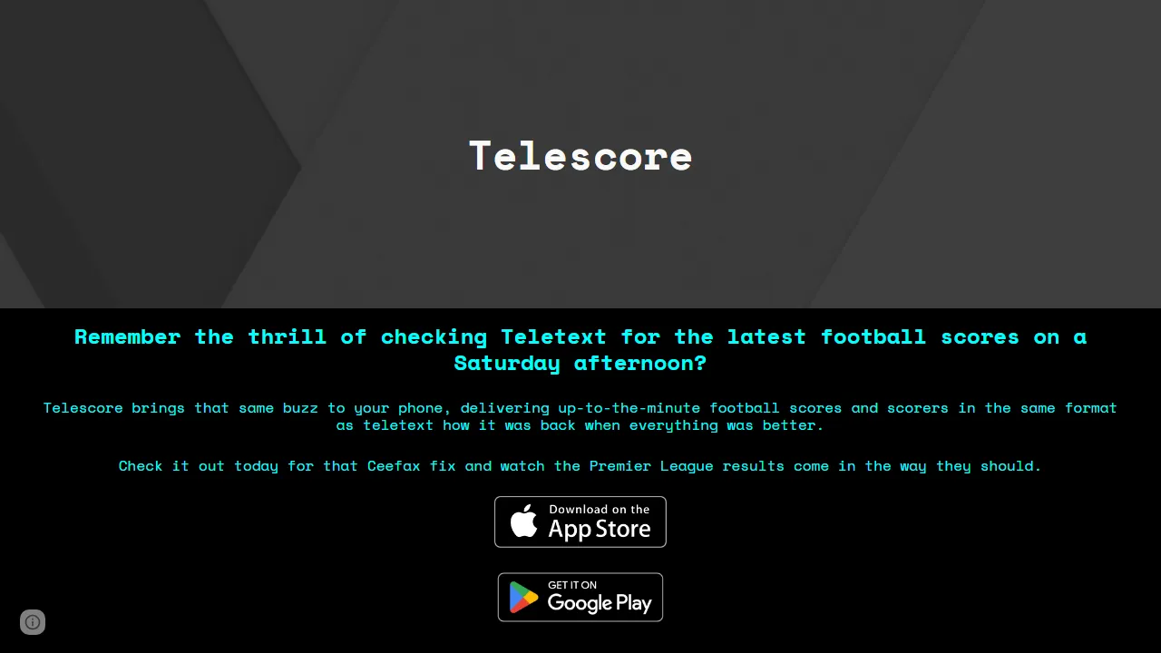 telescore.app - Live Sports Scores and Updates screenshot
