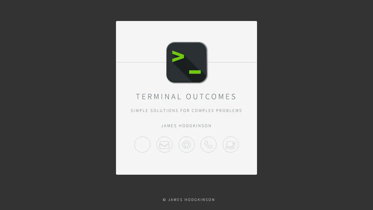terminaloutcomes.com - Support a Software Engineer Online screenshot