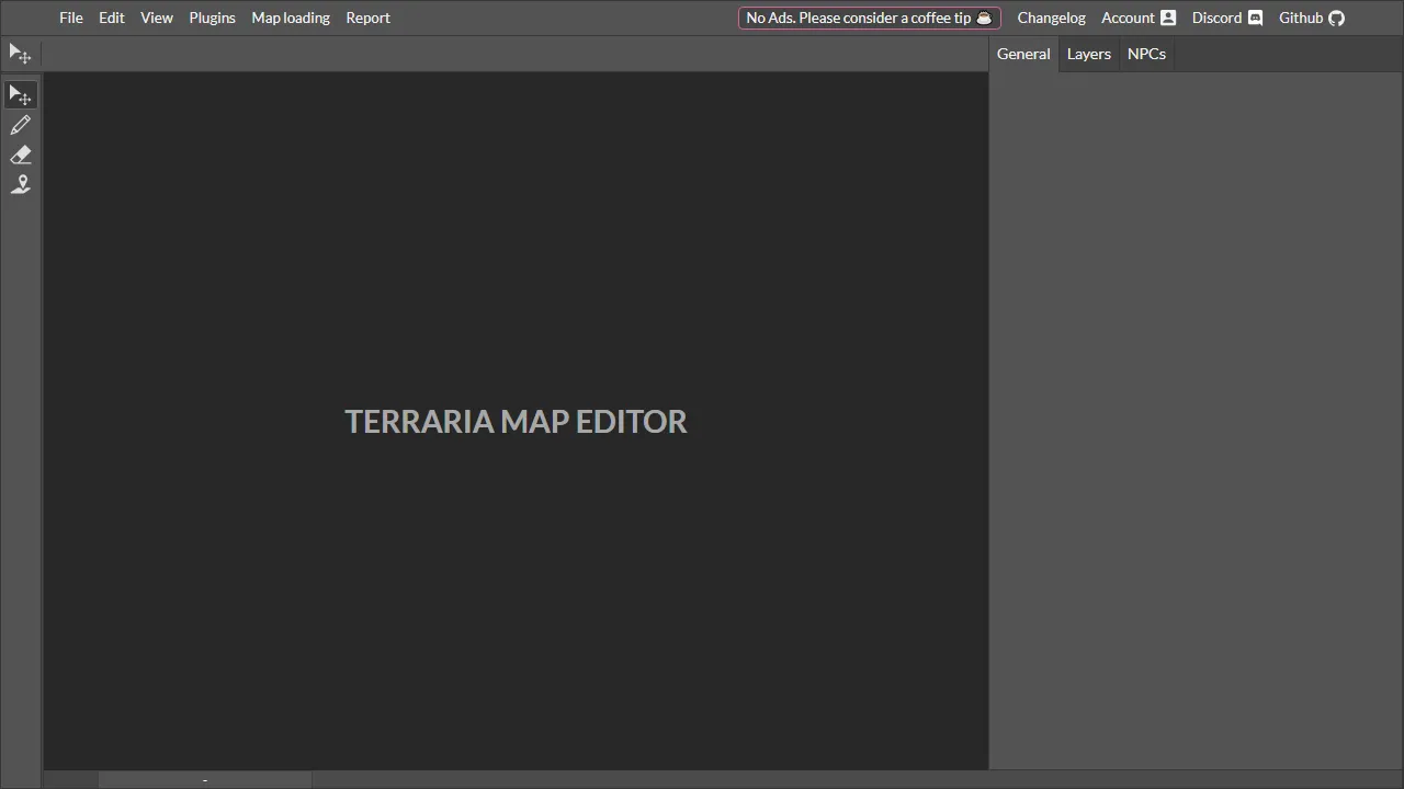 terraria-map-editor.com - Free Online DND Map Maker Site screenshot