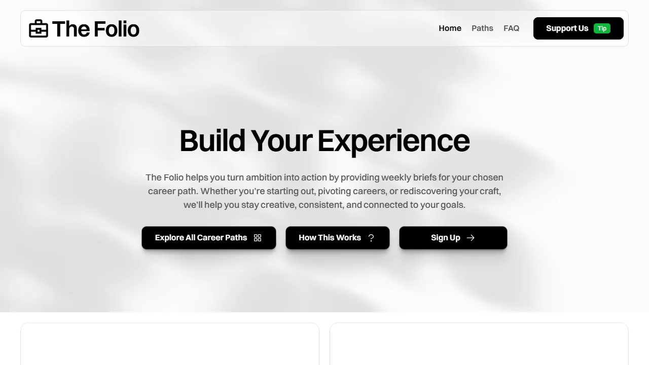 thefolio.net - Free Online Utility Services screenshot