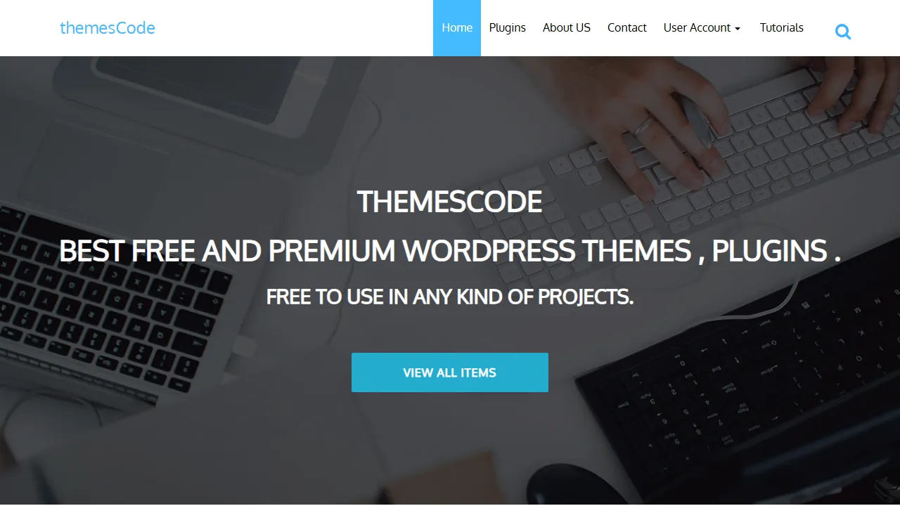 themescode.com - WordPress Themes and Plugins Directory screenshot