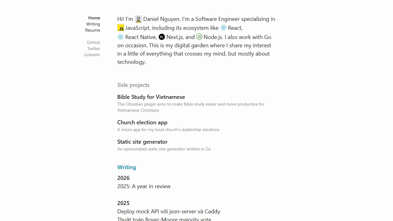 thien.dev - WordPress Plugins for Your Website screenshot