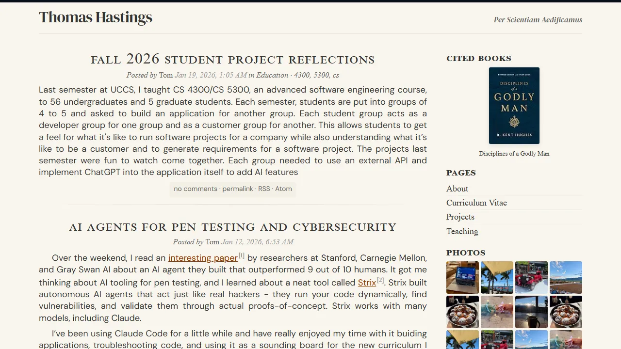 thomashastings.com - Fun Application Catalog For Productivity And Entertainment screenshot