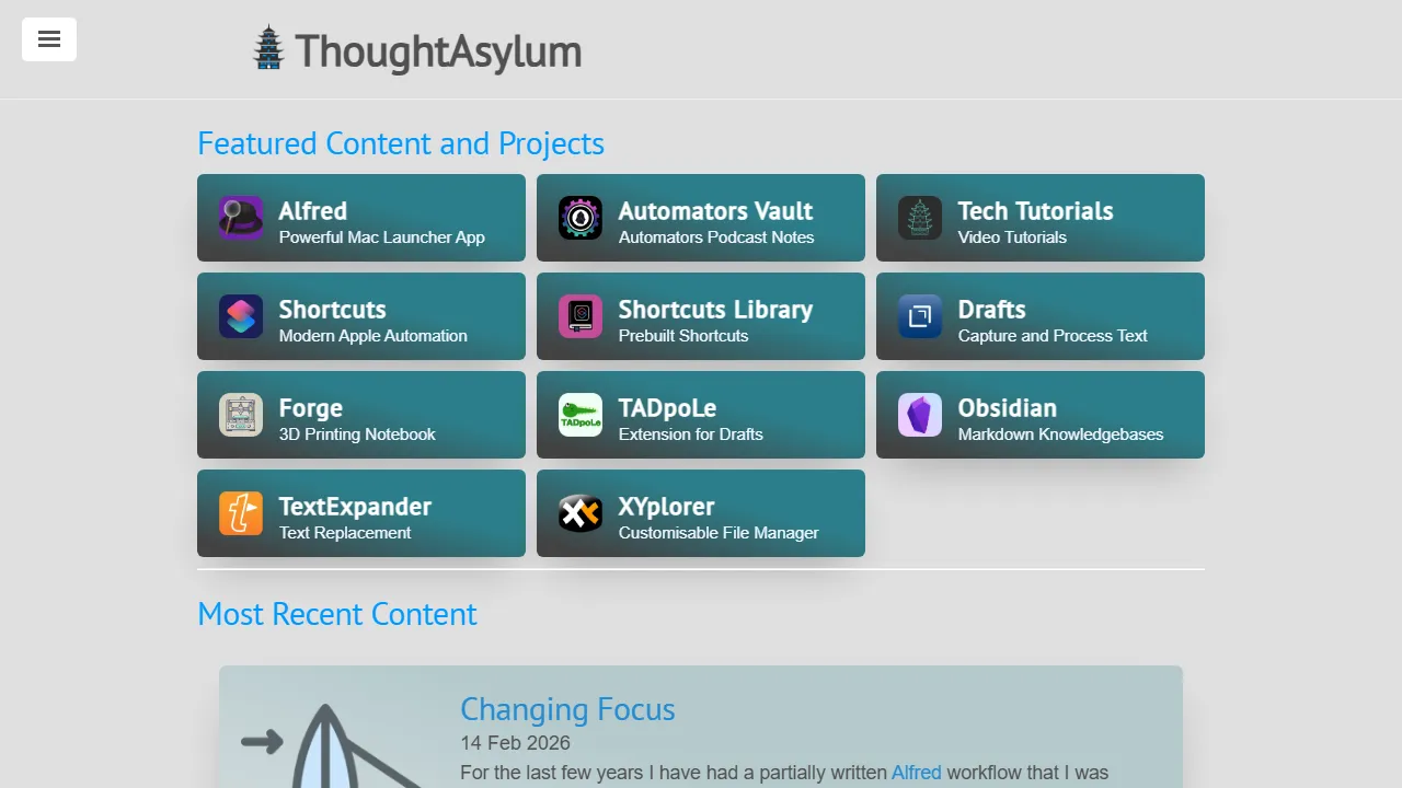 thoughtasylum.com - Free Automation Tool Library for Robot Framework screenshot