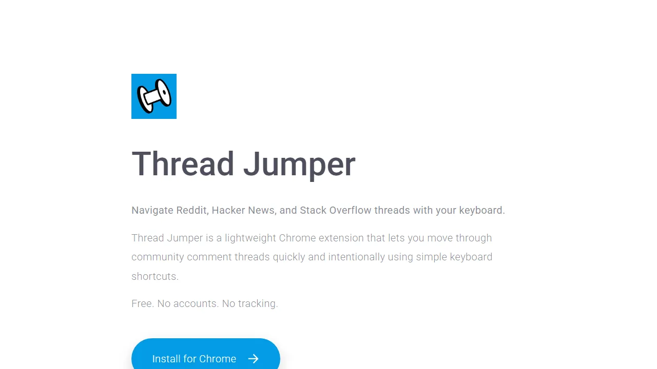 threadjumper.com website screenshot