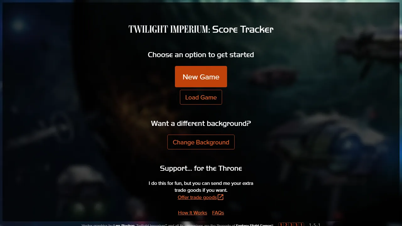 ti4score.com - Free Online Score Tracker for Games screenshot