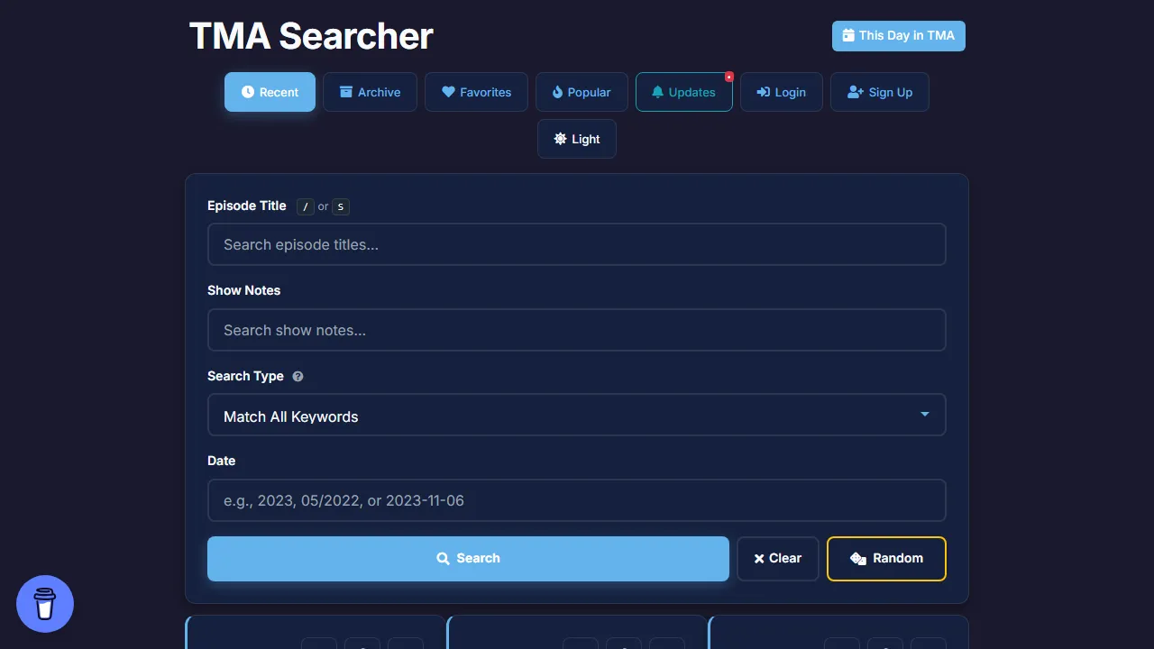 tmasearcher.com - Free Trademark Checker and Database screenshot