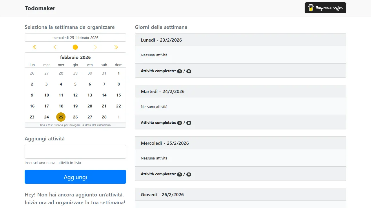 todomaker.it - Simple To Do List App Online screenshot