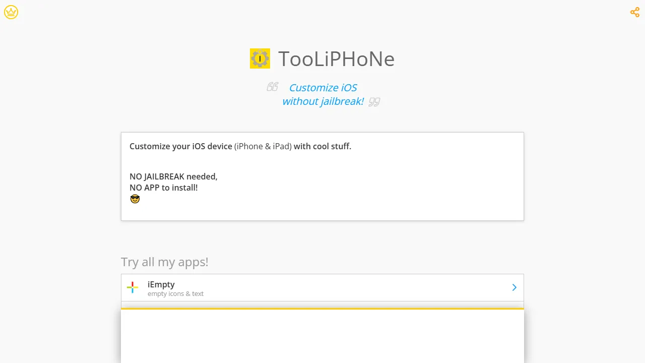 tooliphone.net - Customize iPhone Lock Screen Without Jailbreak screenshot