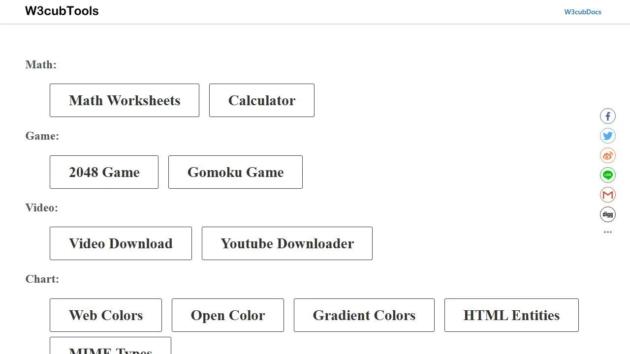 tools.w3cub.com - API Reference Tool for Developers screenshot