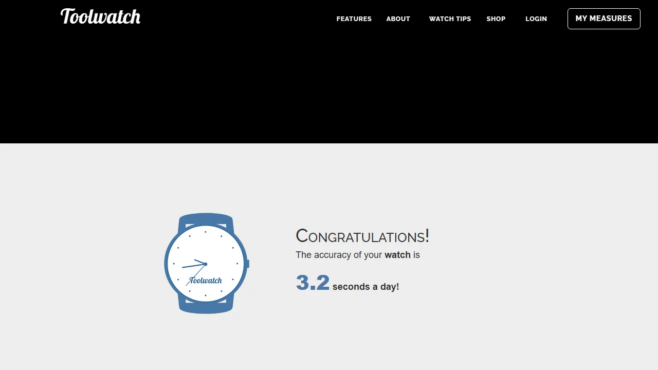 toolwatch.io - Atomic Clock & Watch Accuracy Tool Online screenshot