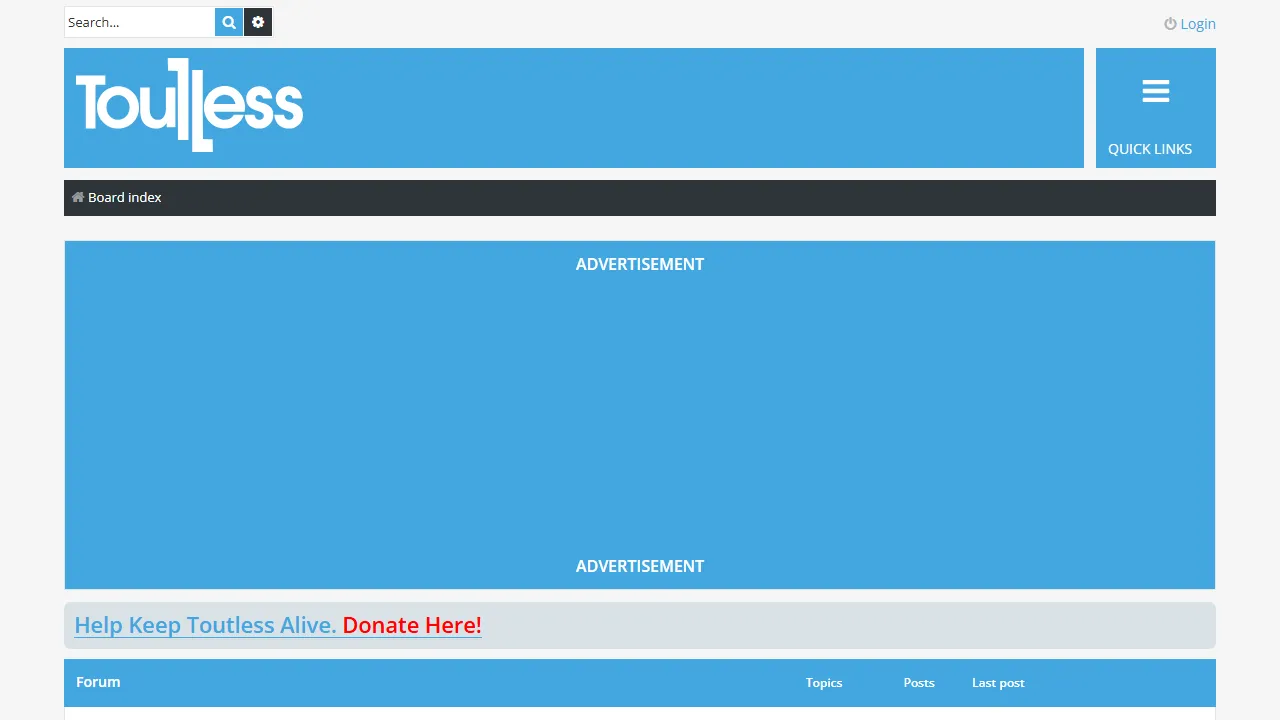 toutless.com - Free Ticket Exchange Platform For Fans screenshot