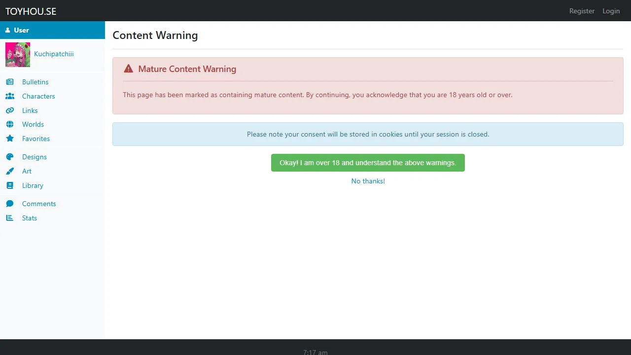 toyhou.se - Discord Bot For Your Server screenshot
