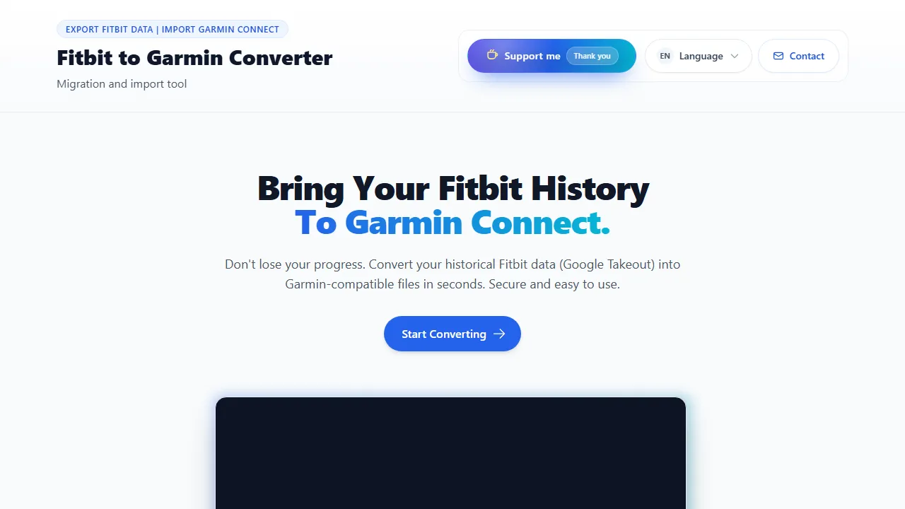 trackersync.app - Support Open Source Project screenshot