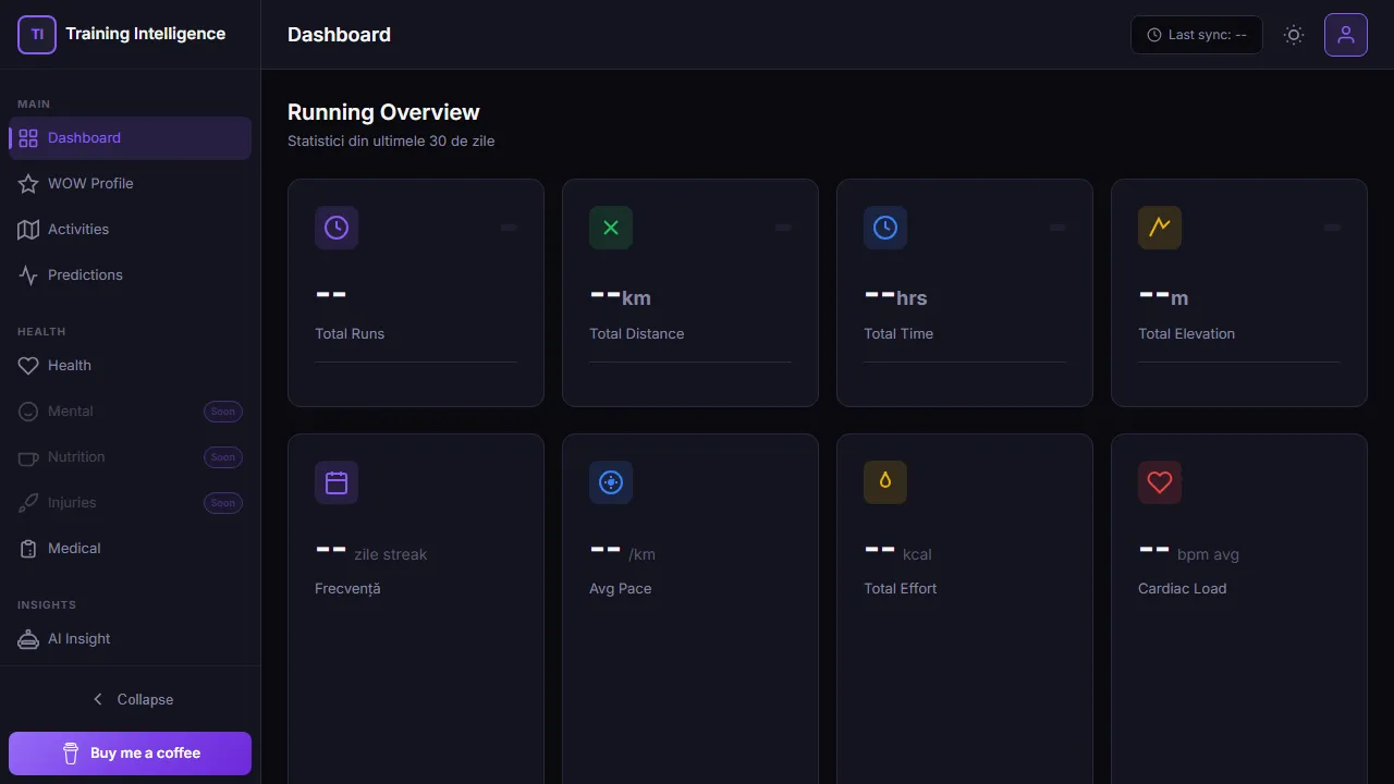 training-intelligence.vercel.app - Edx AI Course. Training Intelligence Platform screenshot