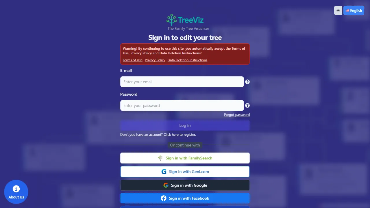 treevisualiser.idavid.hu - Family Tree Visualizer Software for Genealogy Research screenshot