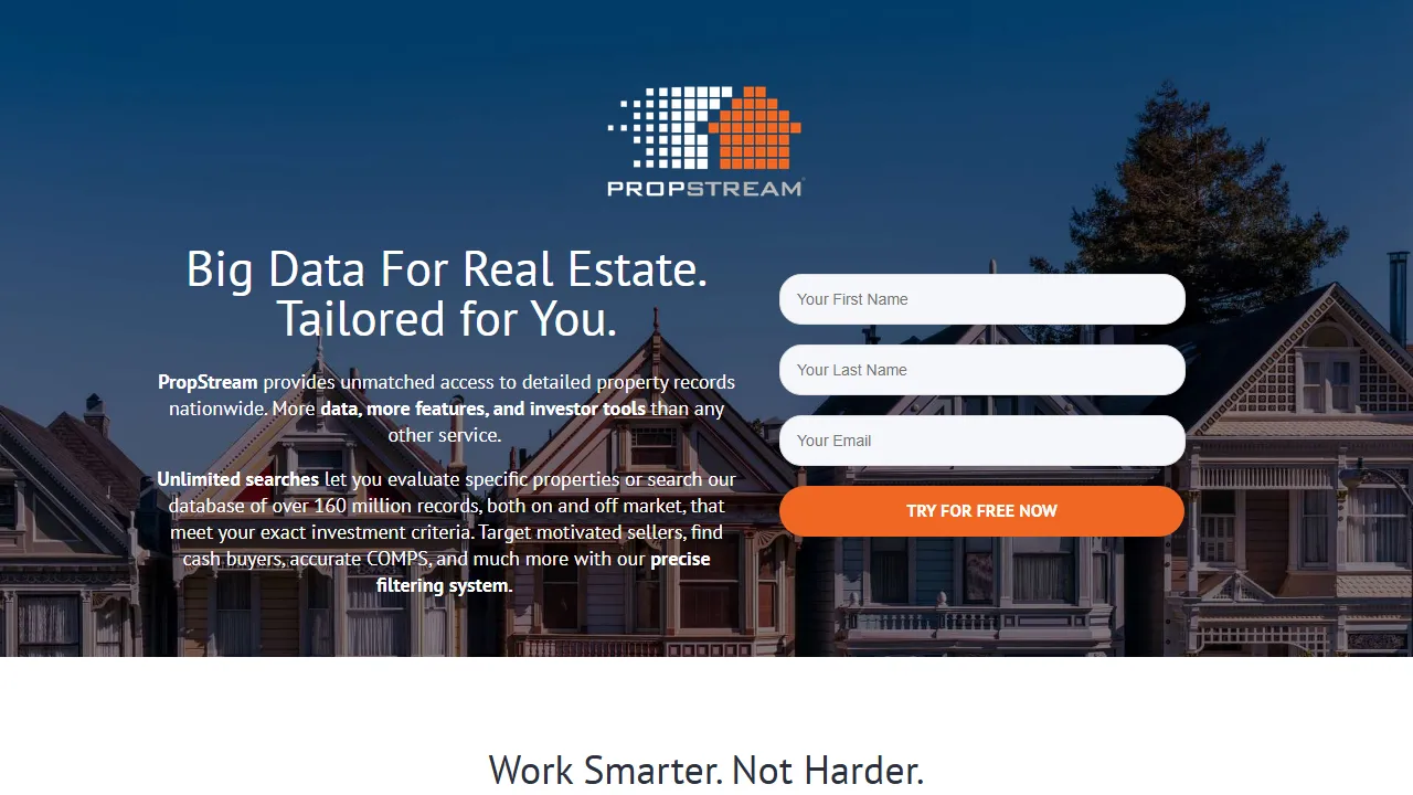 trial.propstreampro.com - Real Estate Comparative Market Analysis Tool screenshot