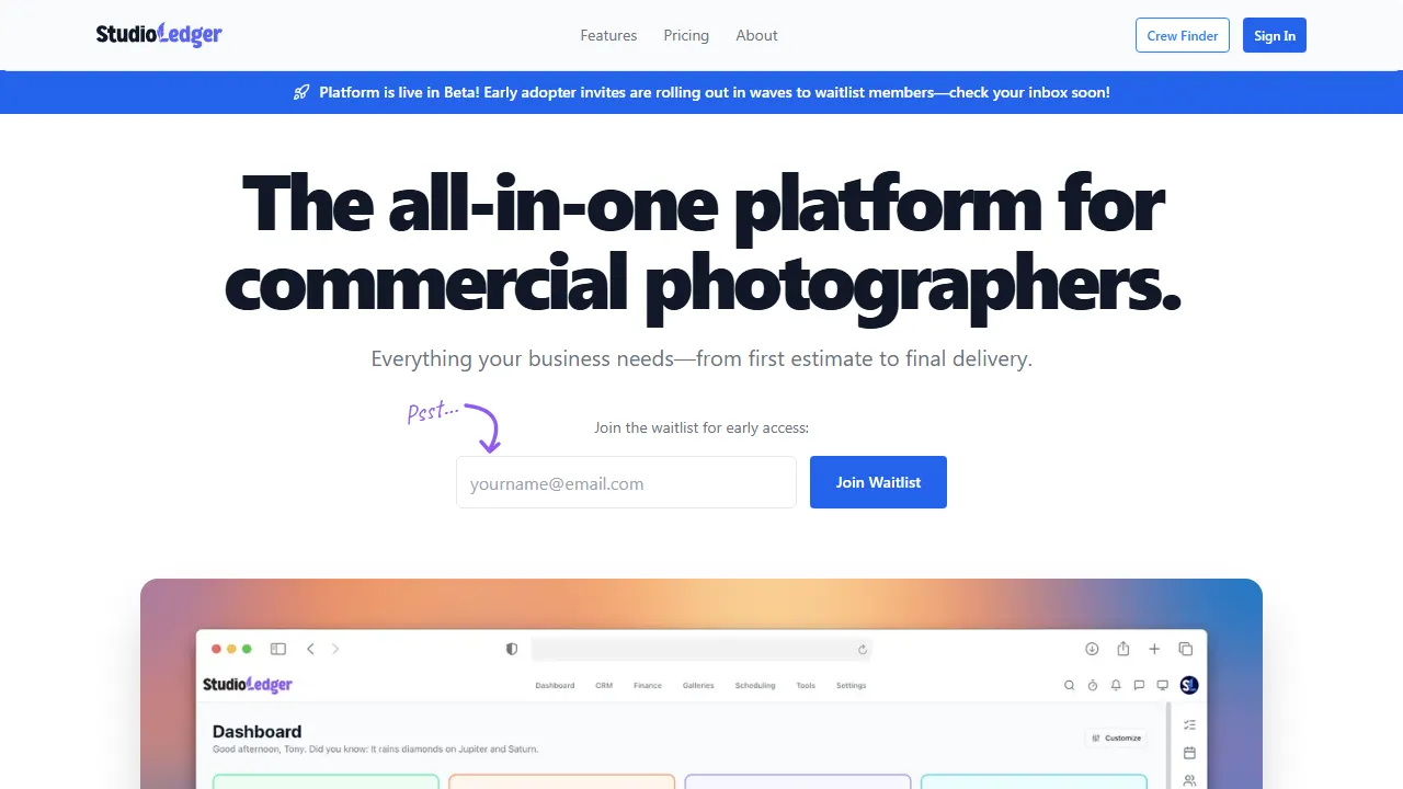 trystudioledger.com - Cloud Based Accounting Software with Optional Support screenshot