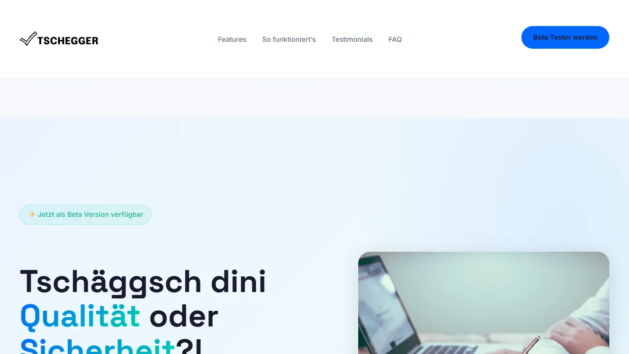 tschegger.ch - Construction Project Management Software Simplifies Building screenshot