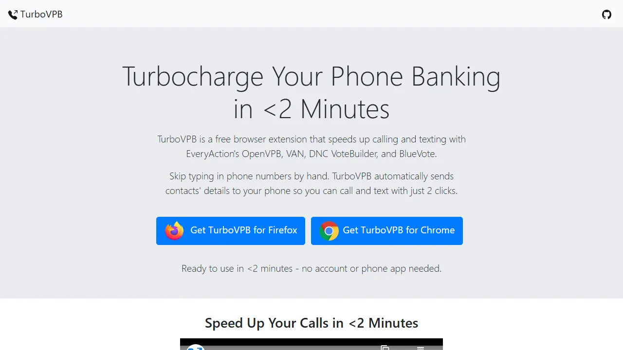 turbovpb.com - Chrome Extension for Efficient Phone Banking screenshot