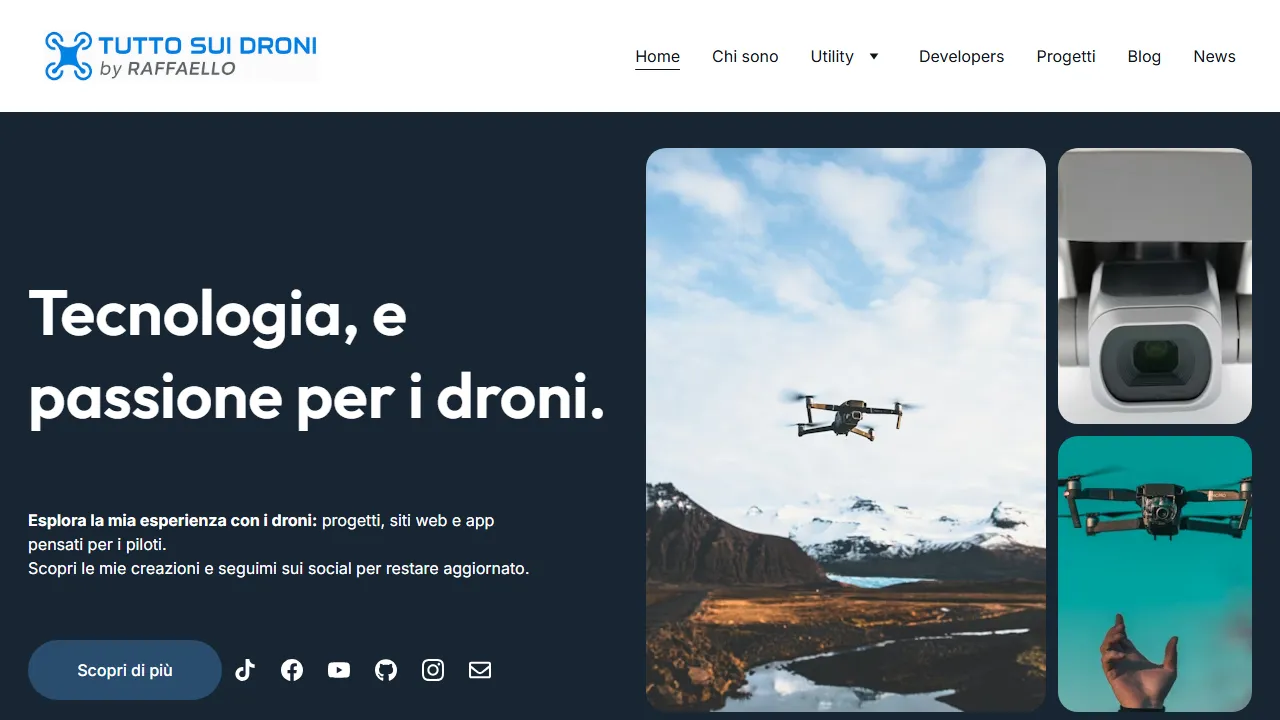 tuttosuidroni.it - DJI Flight Planner for Drone Pilots screenshot