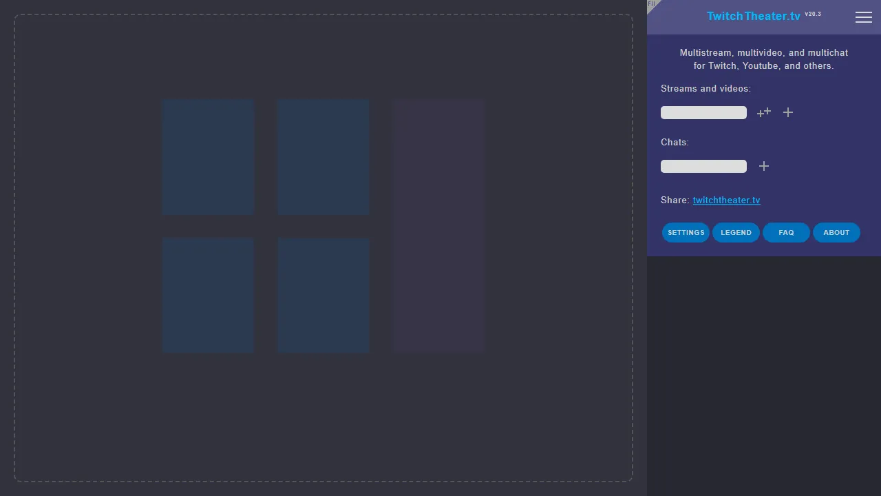 twitchtheater.tv - Ad-Free Support for Independent Website screenshot