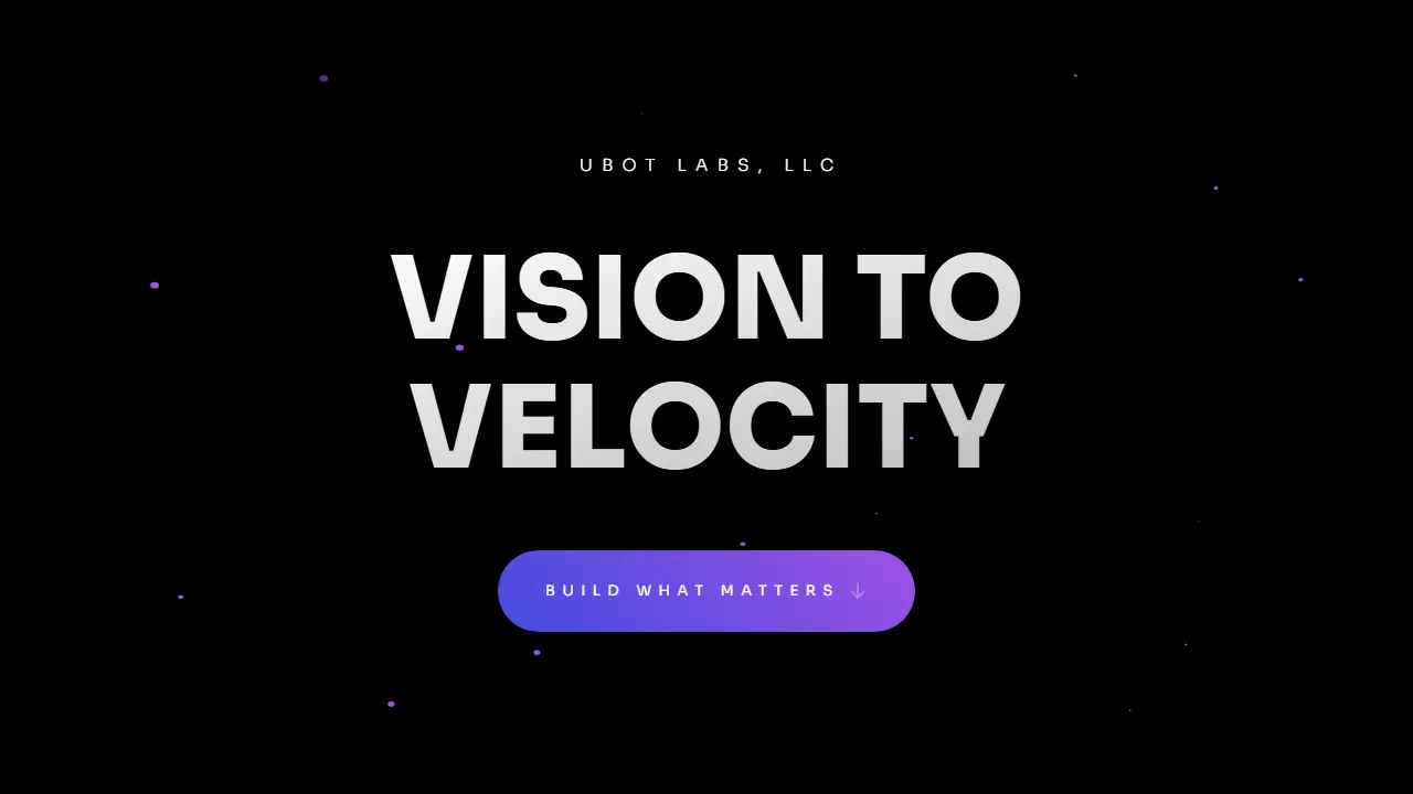 ubotlabs.io website screenshot