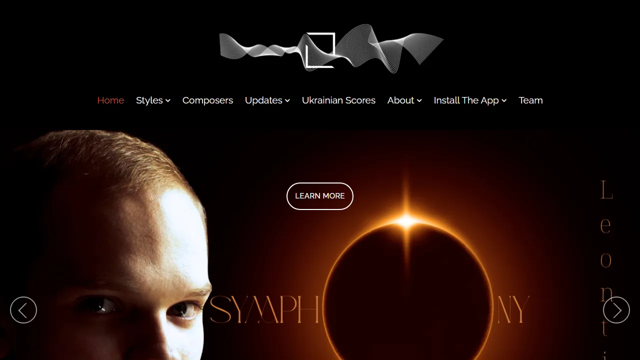 ukrainianlive.org - Ukrainian Classical Music Streaming App Like Spotify screenshot