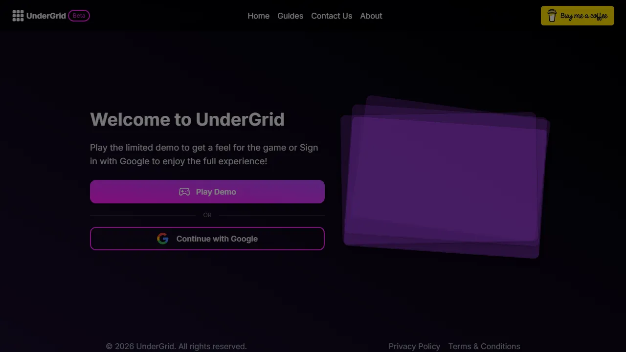 undergrid.io - Fun Entertainment Platform for Families screenshot