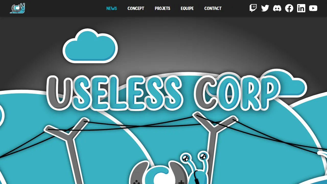 uselesscorp.com - Supercell Clash Hay Day Game Development Studio screenshot