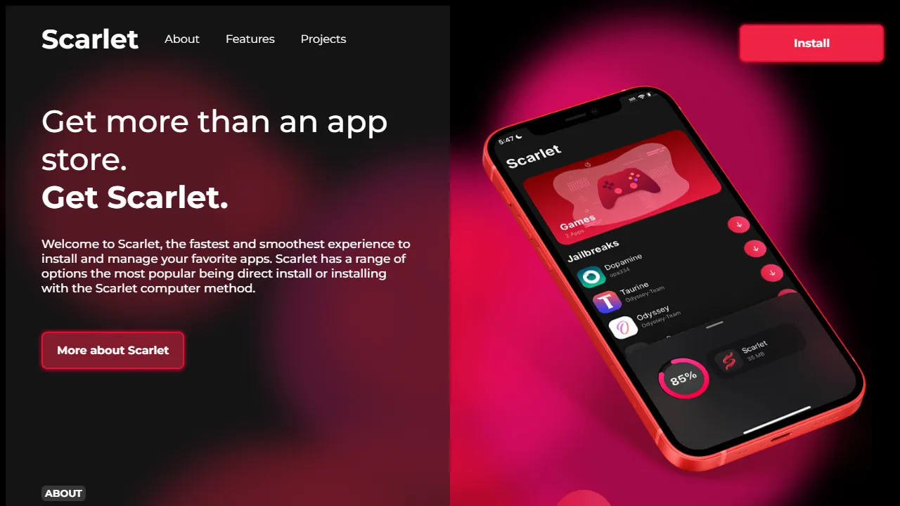 usescarlet.com - iOS App Development and Distribution screenshot