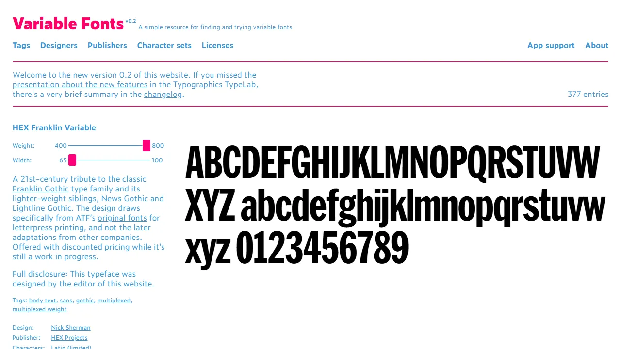 v-fonts.com - Free Online Font Library and Resource screenshot