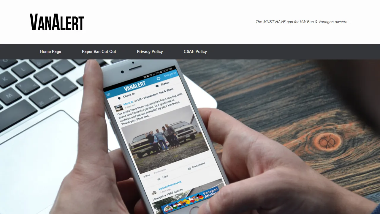 vanalert.com - Free Emergency Alert System and Notifications screenshot