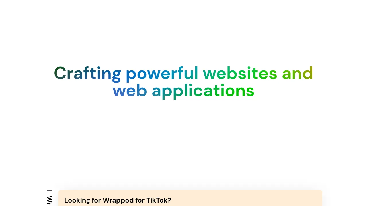 vantezzen.io - Open Source Web App Development Projects screenshot
