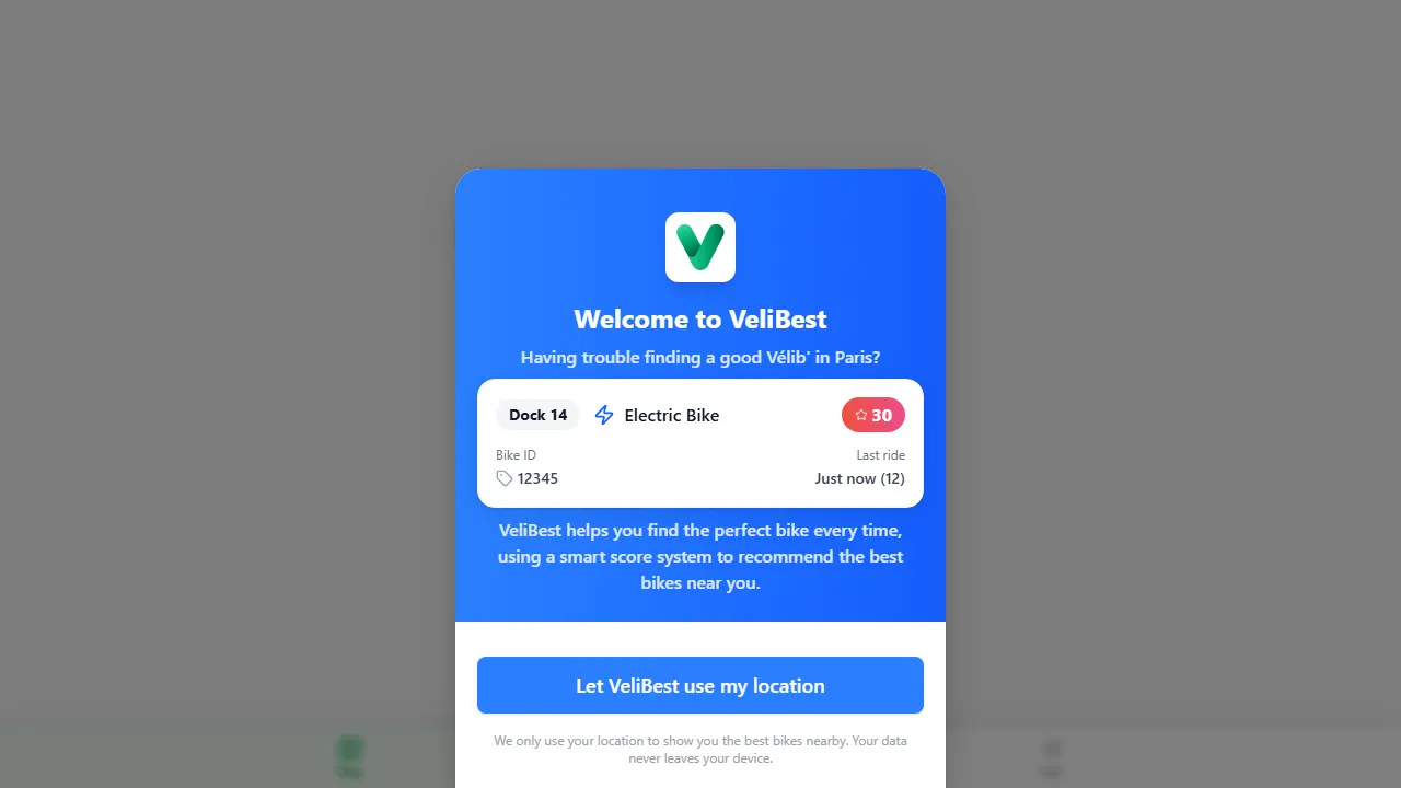 velibest.fr - Avoid Poor Condition Bicycles screenshot