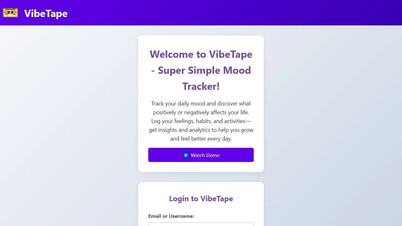 vibetape.app - Best Audio Social Media App Platform Network screenshot