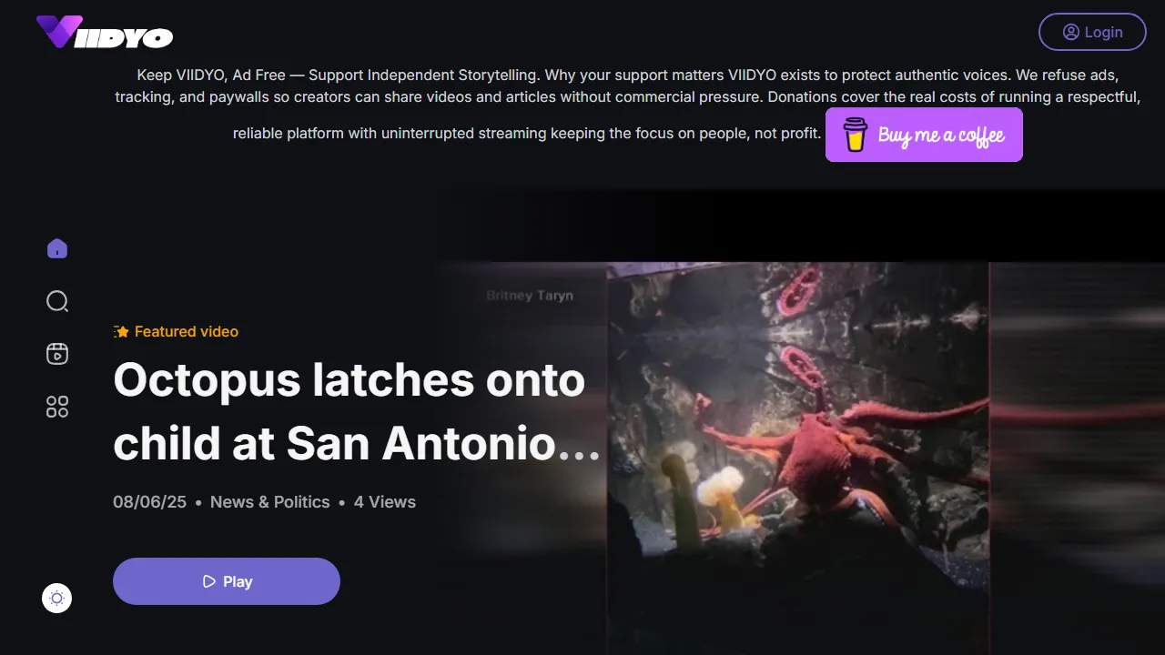 viidyo.com - Ad-Free Video Sharing Platform screenshot