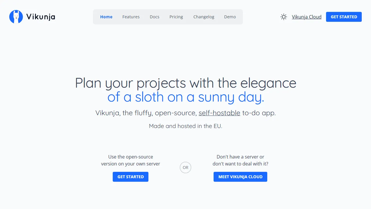 vikunja.io - Open Source To Do List App for Life screenshot