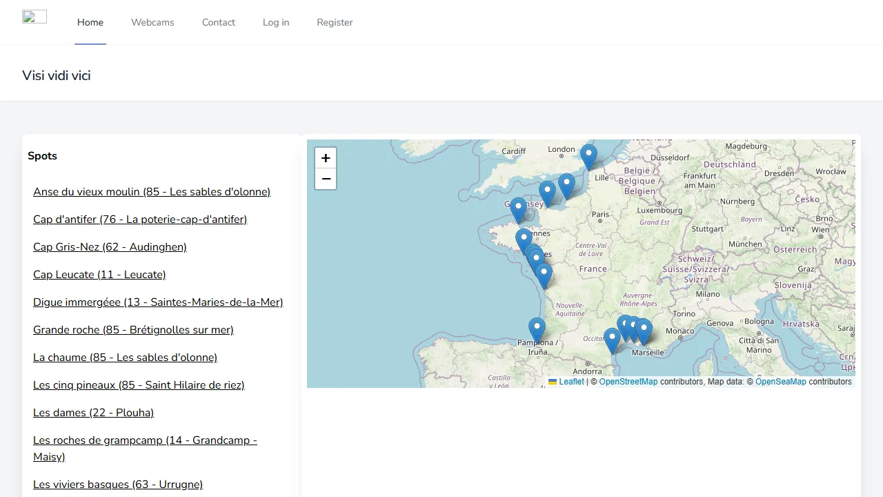 visi-vidi-vici.app - Water Clarity Tool for Divers screenshot