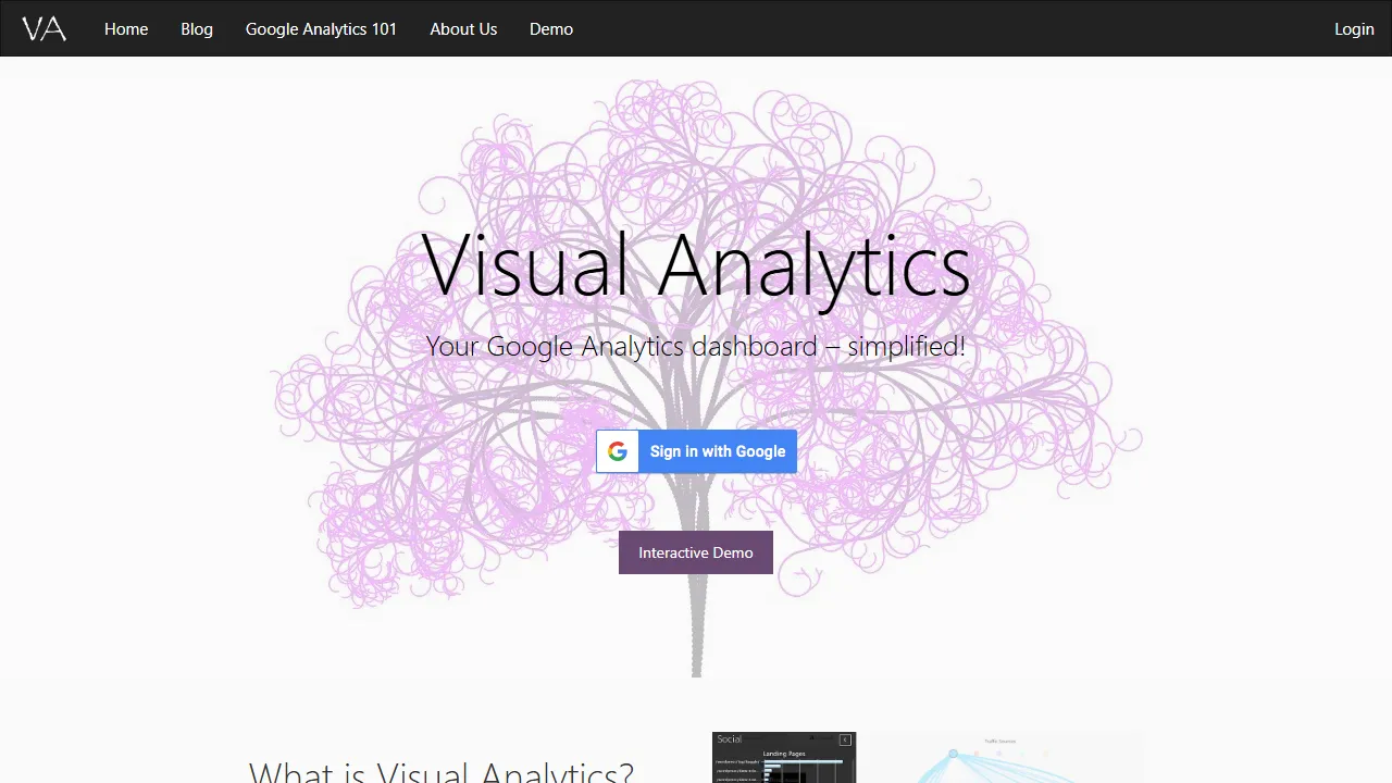 visualanalyticsapp.com - Data Analysis and Visualization Web Applications screenshot