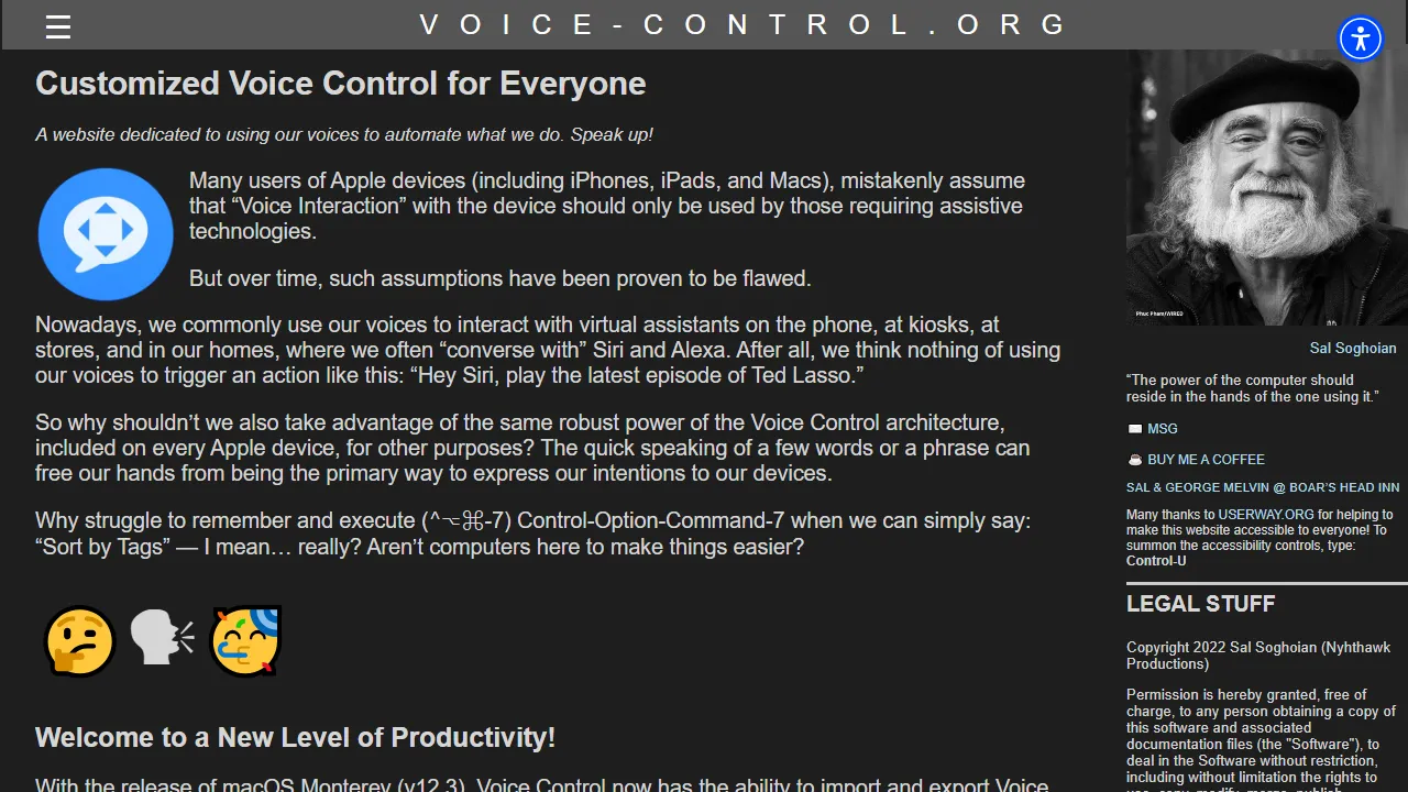 voice-control.org - Voice Control Automation Resource screenshot