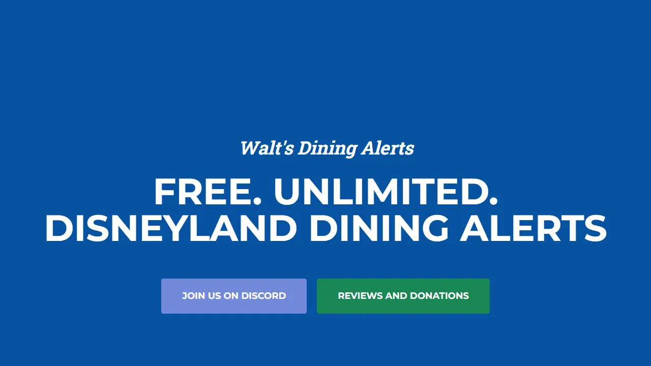altsdiningalerts.com - Mouse Dining Alerts - Disney Reservation Finder screenshot
