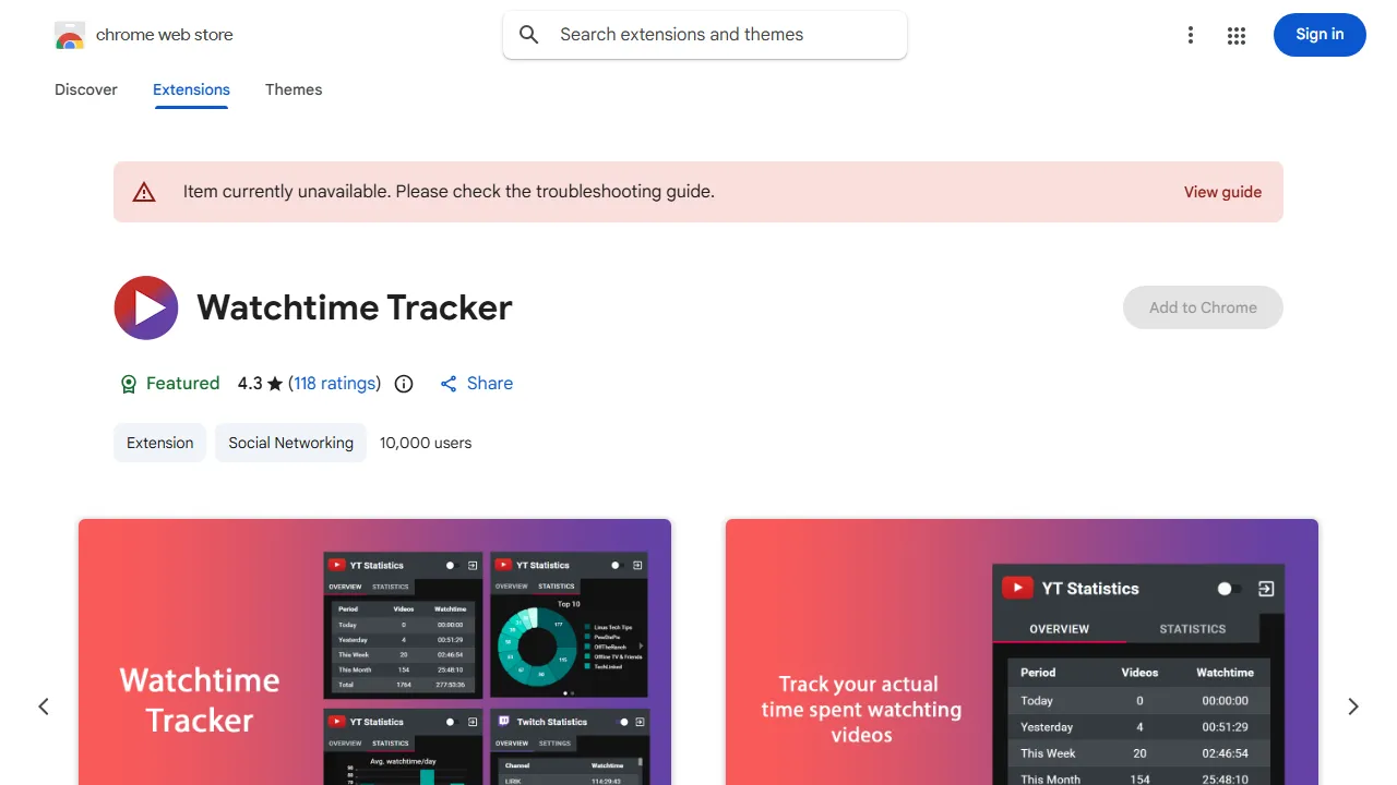 Lucas - Watchtime Tracker - Chrome Extension for Browser Tracking screenshot