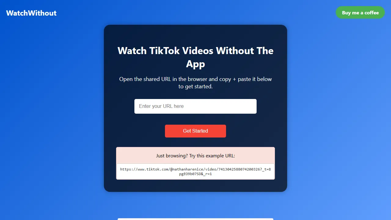 atchwithout.com - Private Tik Tok Viewer Online screenshot