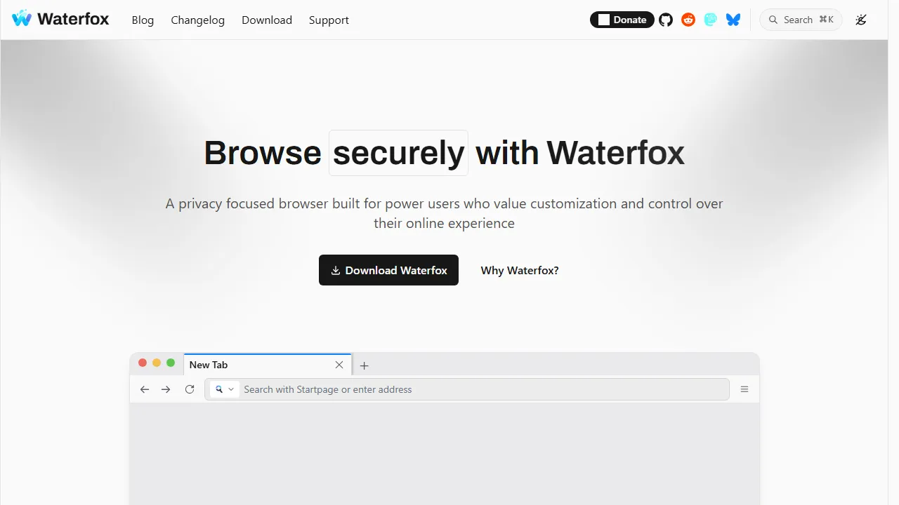 aterfox.net - 64-Bit Web Browser Based on Firefox screenshot