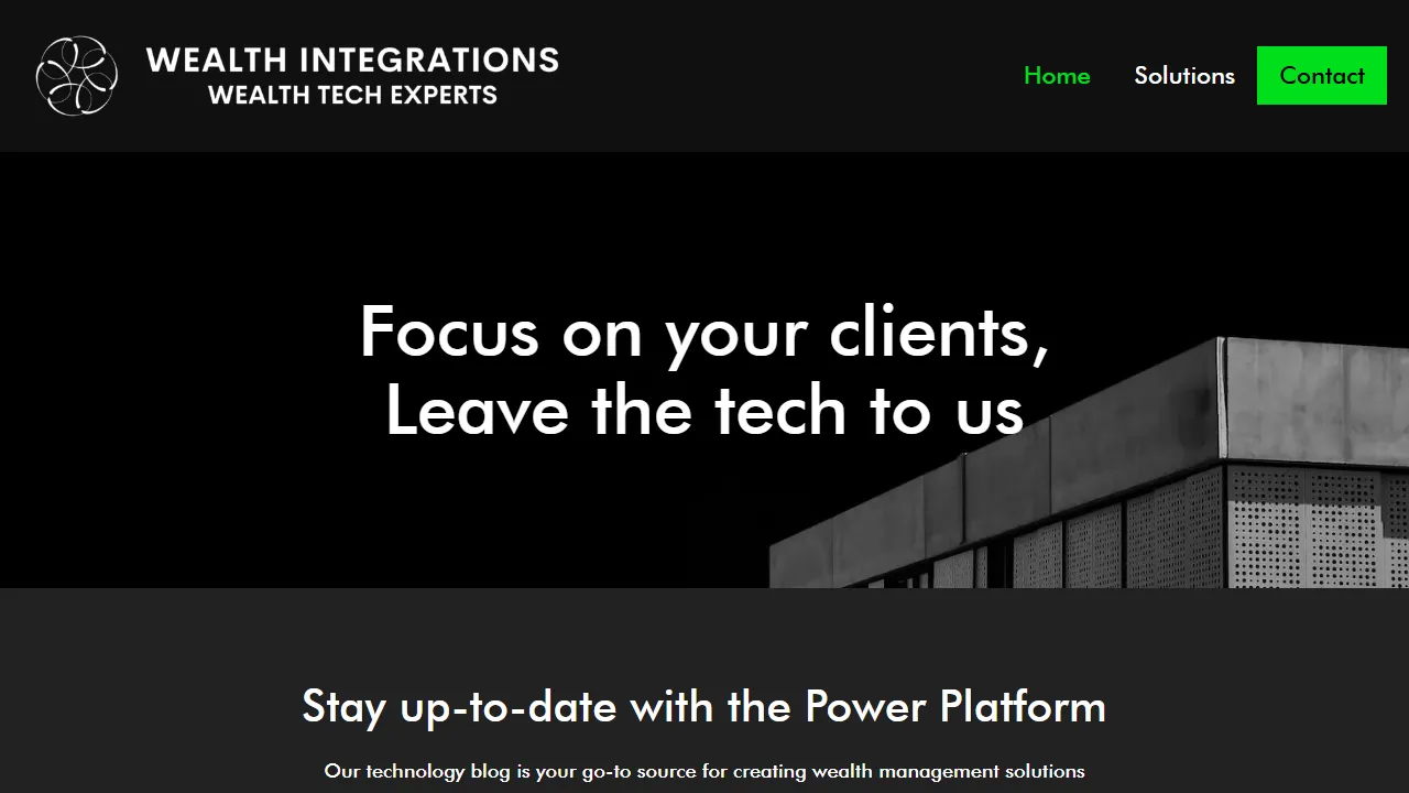 ealthintegrations.com - Windows Power Automation Solutions and Assistance screenshot