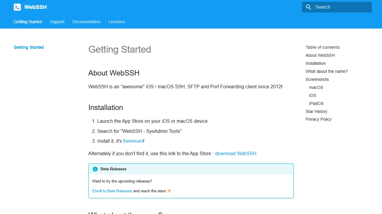 ebssh.net - iOS macOS SSH Client with SFTP screenshot