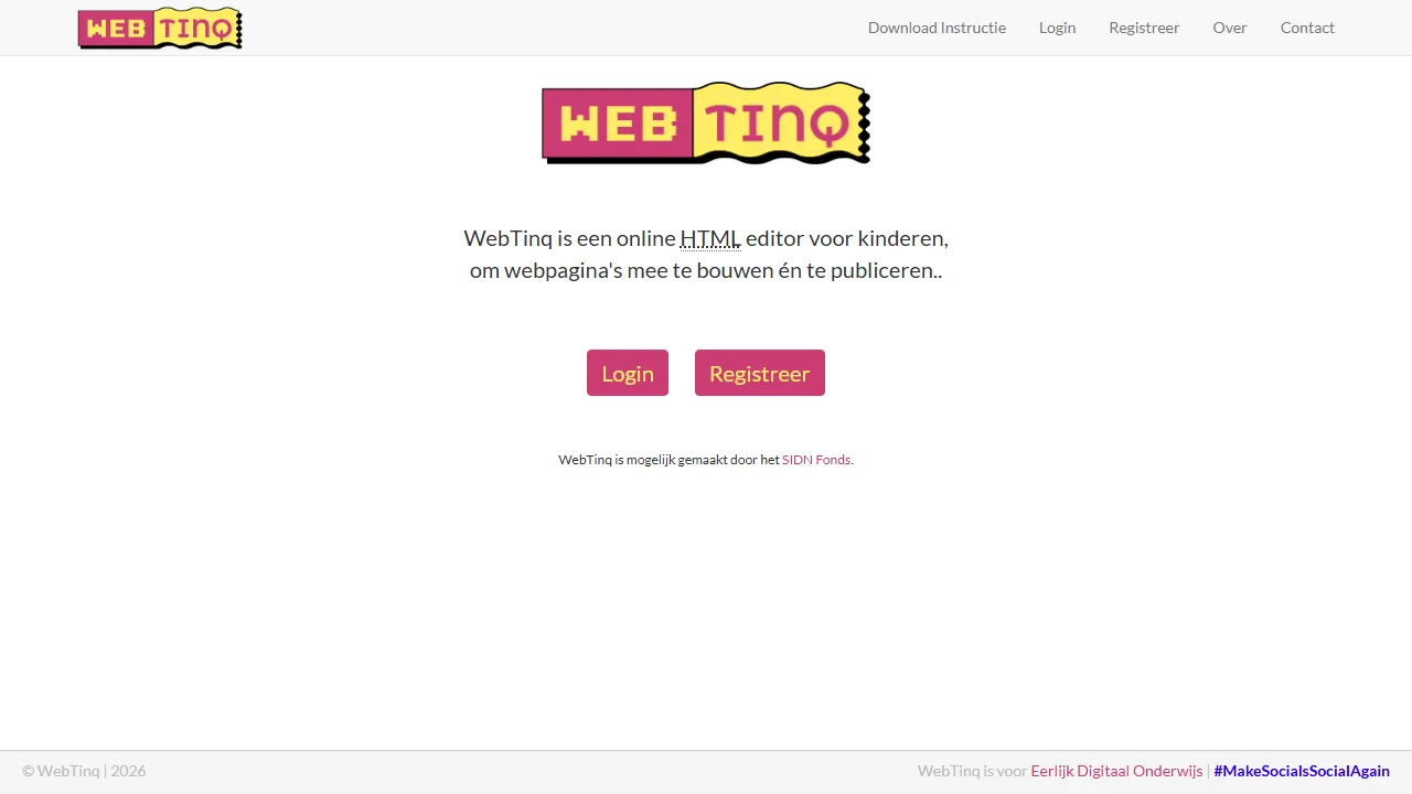 ebtinq.nl - Web Application Supported by Donations screenshot