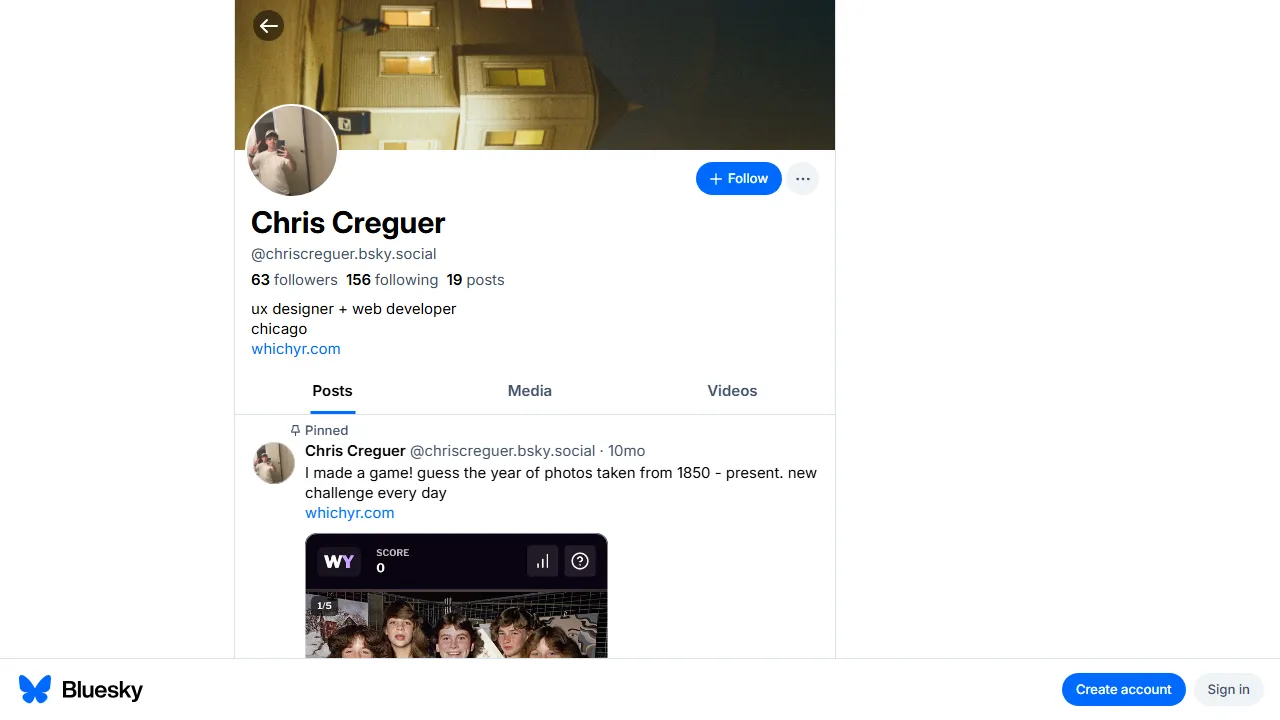 Chris Creguer - Daily Photo Challenge Game Online screenshot